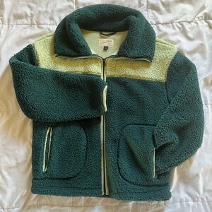 Green Universal Thread Sherpa Jacket